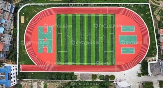 أنظمة ساندوتش الرياضيين المطاطية مسار الركض امتصاص الصدمات سطح EPDM