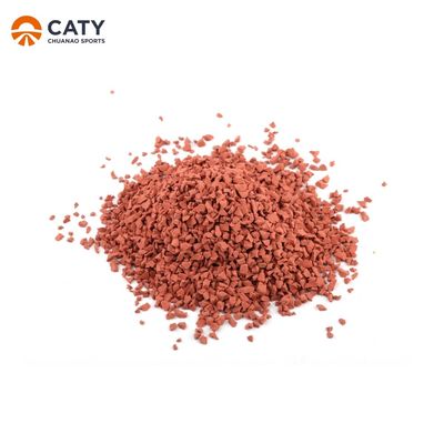 مسار الركض 1mm-3mm حبيبات المطاط EPDM ضغط امتصاص جزيئات المطاط