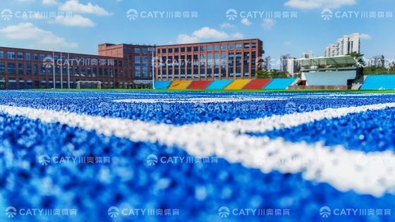 حبيبات المطاط الأزرق EPDM مقاومة الطقس امتصاص الصدمات الجيد لمسار الركض
