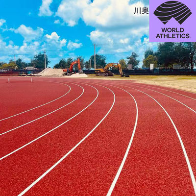 أرضية مطاطية EPDM المقبولة من IAAF لمسار الركض للاستخدام المهني والترفيهي