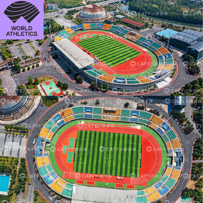 تمت الموافقة على مسار IAAF للركض الرياضي للأرضيات الرياضية المطاطية EPDM مع سطح EPDM سلس