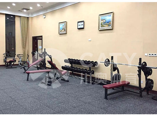 الرياضة كروسفيت صالة الألعاب الرياضية أرضية السجاد مربع اللياقة البدنية البلاط المطاطي