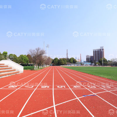 سهولة التثبيت المطاط الاصطناعي مسار الركض ألعاب القوى مواد المسار EPDM الأرضيات المطاطية
