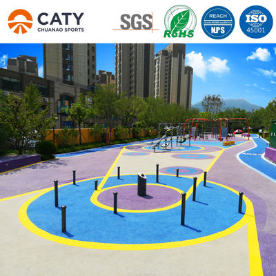 أرضية مطاطية صديقة للبيئة ملونة Epdm مطاطية