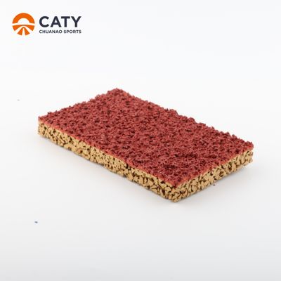 مسار جري مسامي منفذ، سطح لجميع الأحوال الجوية سريع التصريف مع مرونة ومتانة