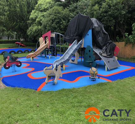 حبات ECO-EPDM المعتمدة بنسبة 100% ROHS ، مُمتصة للصدمات مع مساحة ألعاب آمنة ضد الانزلاق