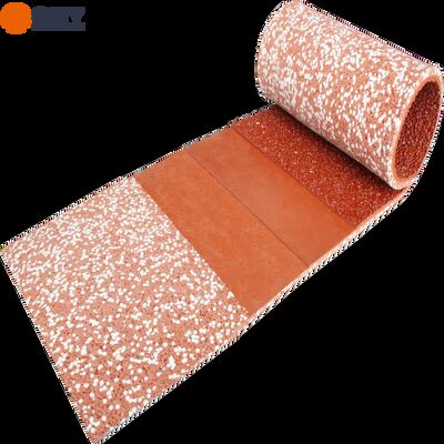 مسار جري شبه جاهز معالج في المصنع، بكرات معتمدة من الاتحاد الدولي لألعاب القوى (IAAF) للتركيب الاحترافي السريع