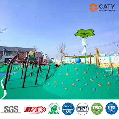 سعر المصنع حبيبات المطاط الخضراء 1-3mm EPDM للأطفال في الهواء الطلق معدات ملاعب الأطفال