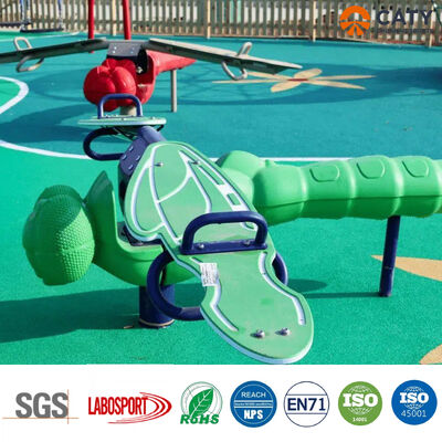 أرضية مضمار جري من مطاط EPDM المصبوب على البارد للملاعب والحدائق
