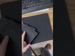 إعادة تدوير أسود الرياضة المطاطية أرضية لفة 3-12mm سميكة للداخل