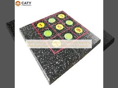 بلاط أرضيات مريح متعدد الوظائف | يمتص الصدمات، مقاوم للماء وسهل التنظيف لصالة الألعاب الرياضية المنزلية وغرفة اللعب